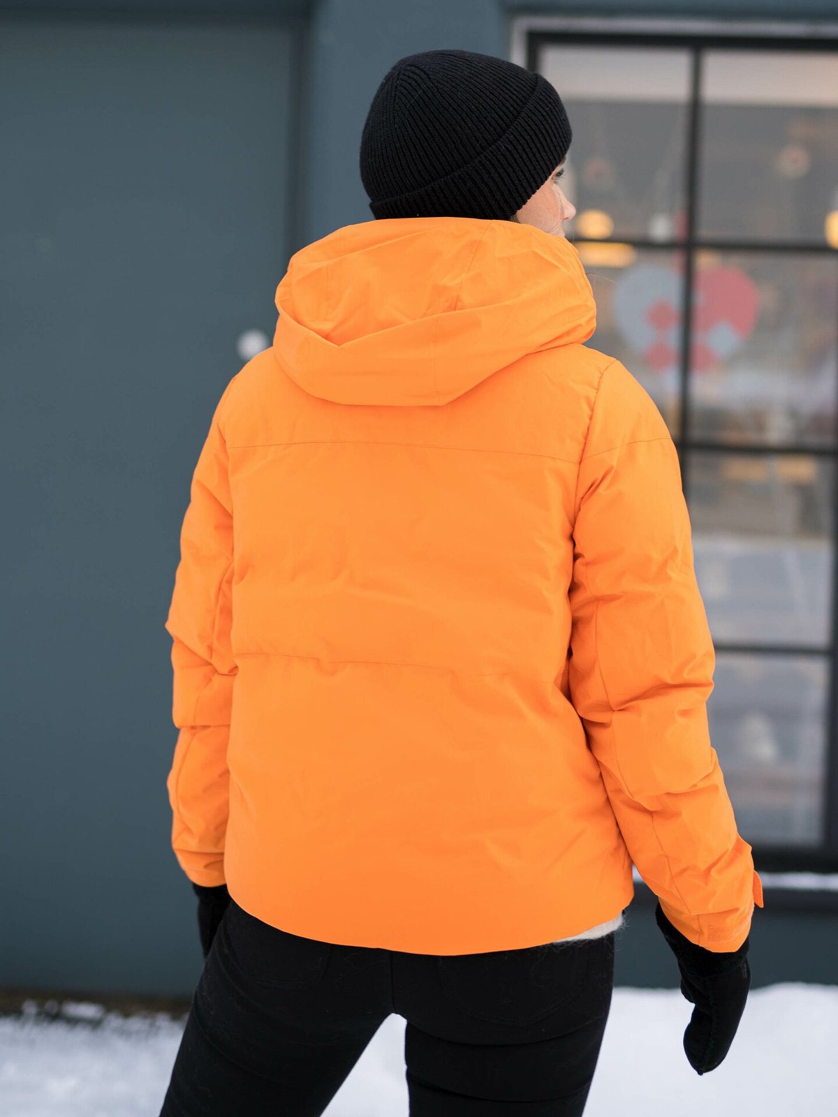 Helly Hansen Nora Short Puffy Jacket Poppy Orange