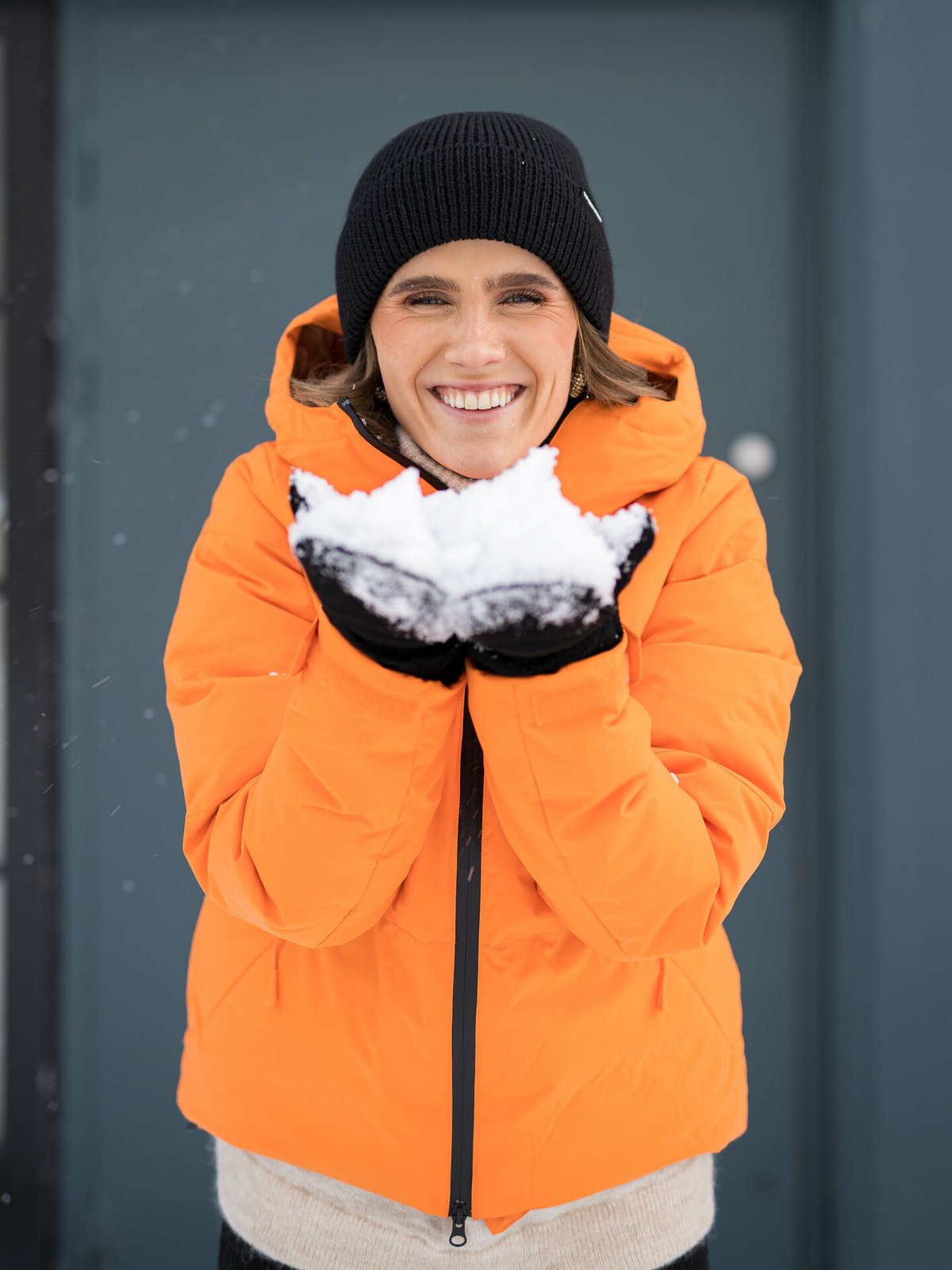 Helly Hansen Nora Short Puffy Jacket Poppy Orange