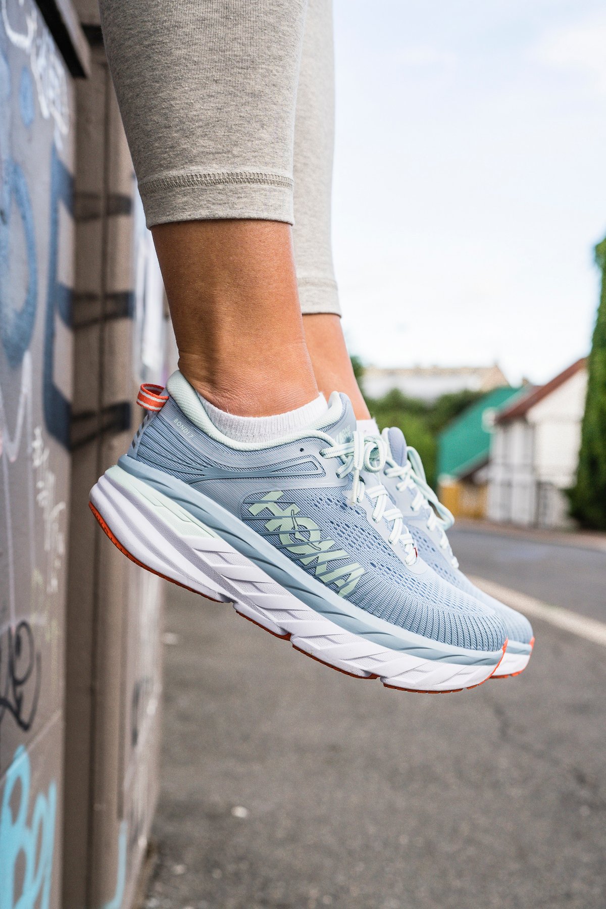 Hoka One One Bondi 7 Blue Fog / Blue Glass