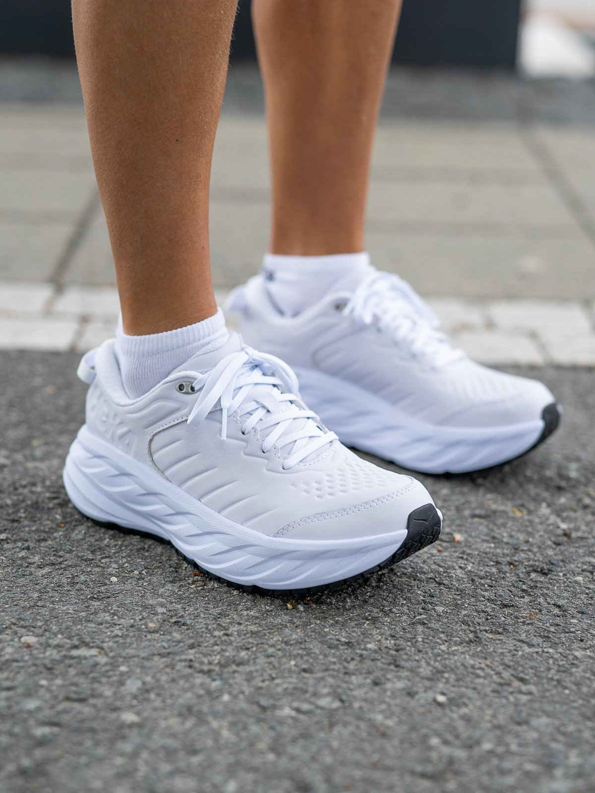 Hoka One One Bondi SR White