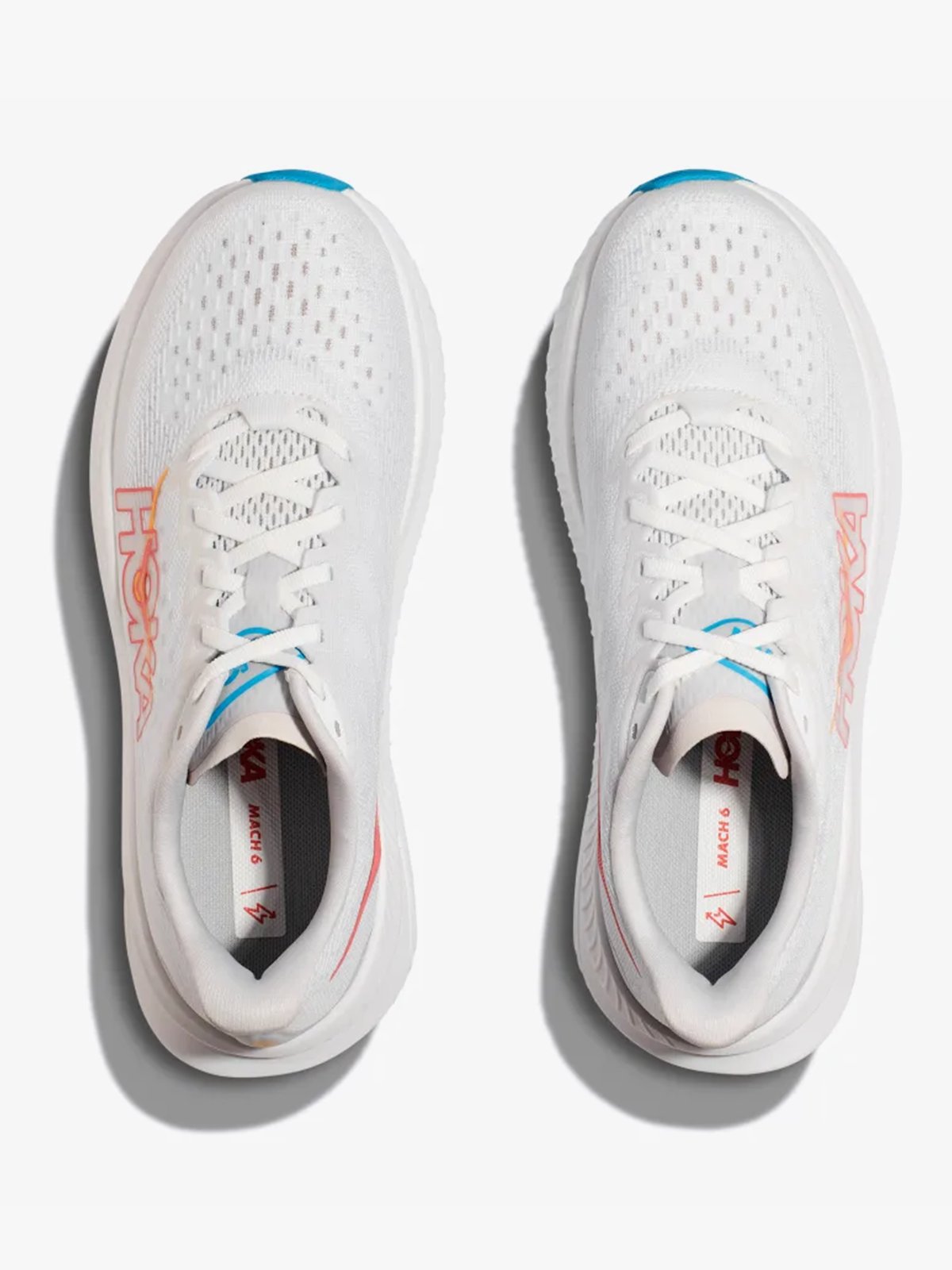 Hoka Mach 6 White / Nimbus Cloud