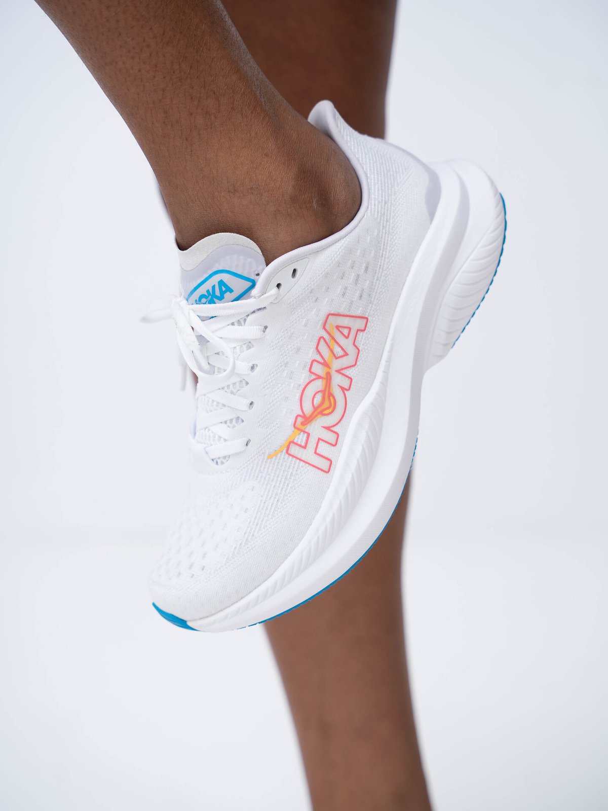 Hoka Mach 6 White / Nimbus Cloud
