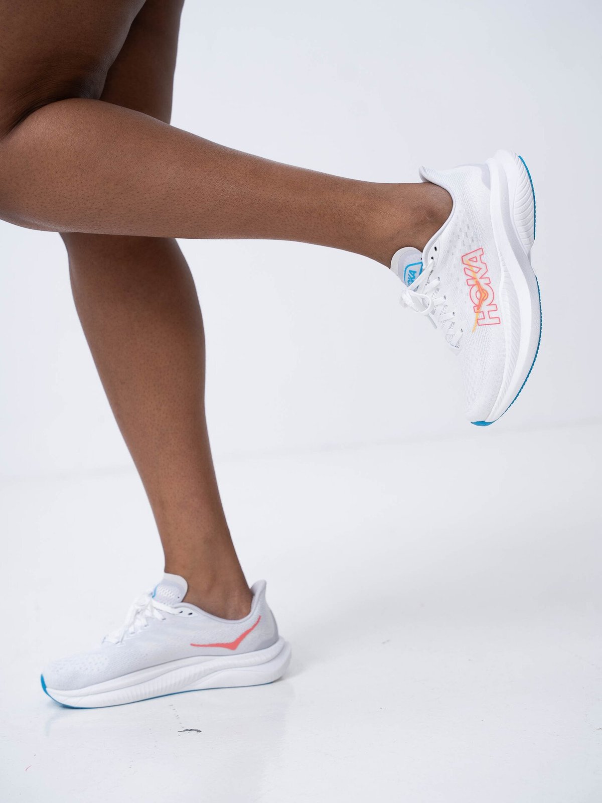 Hoka Mach 6 White / Nimbus Cloud