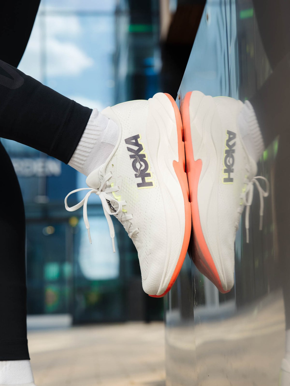 Hoka Rincon 4 Frost / Neon Yuzu