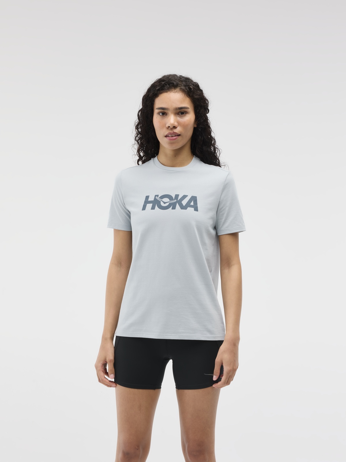Hoka Core Logo CTN Short Sleeve Tee Blå