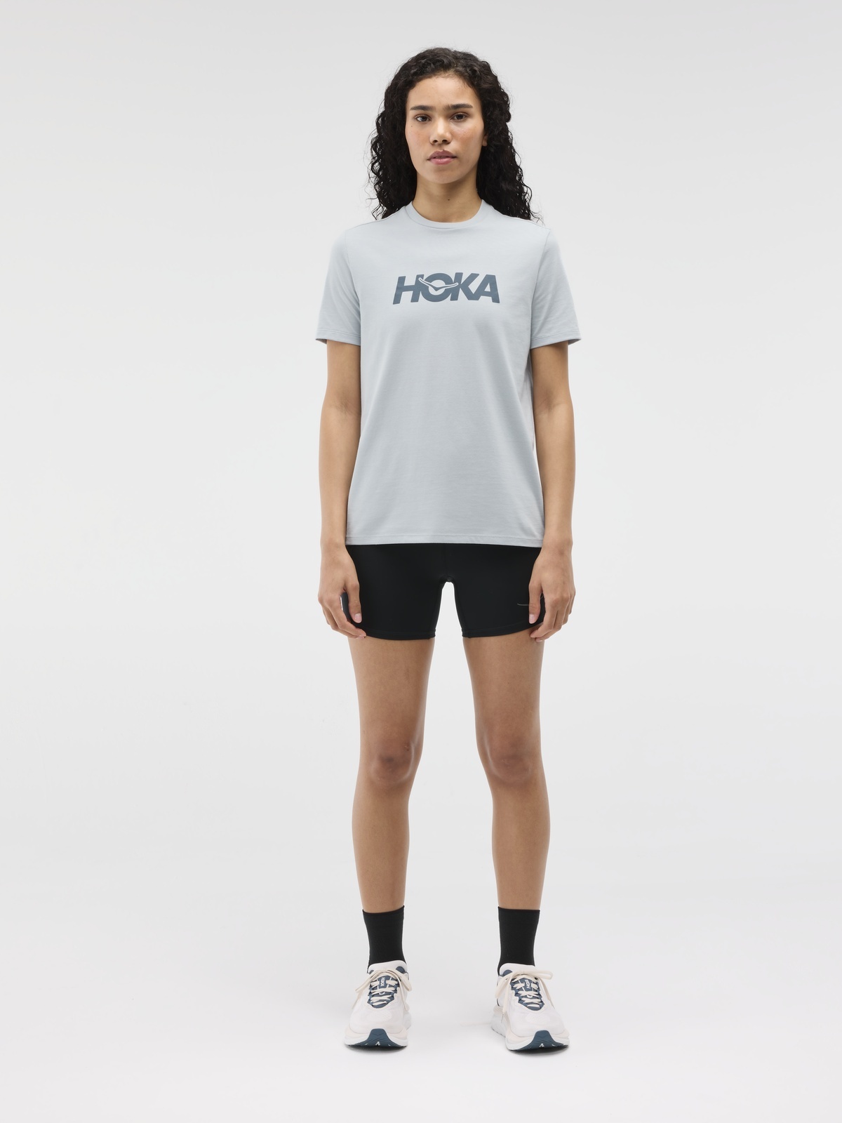 Hoka Core Logo CTN Short Sleeve Tee Blå