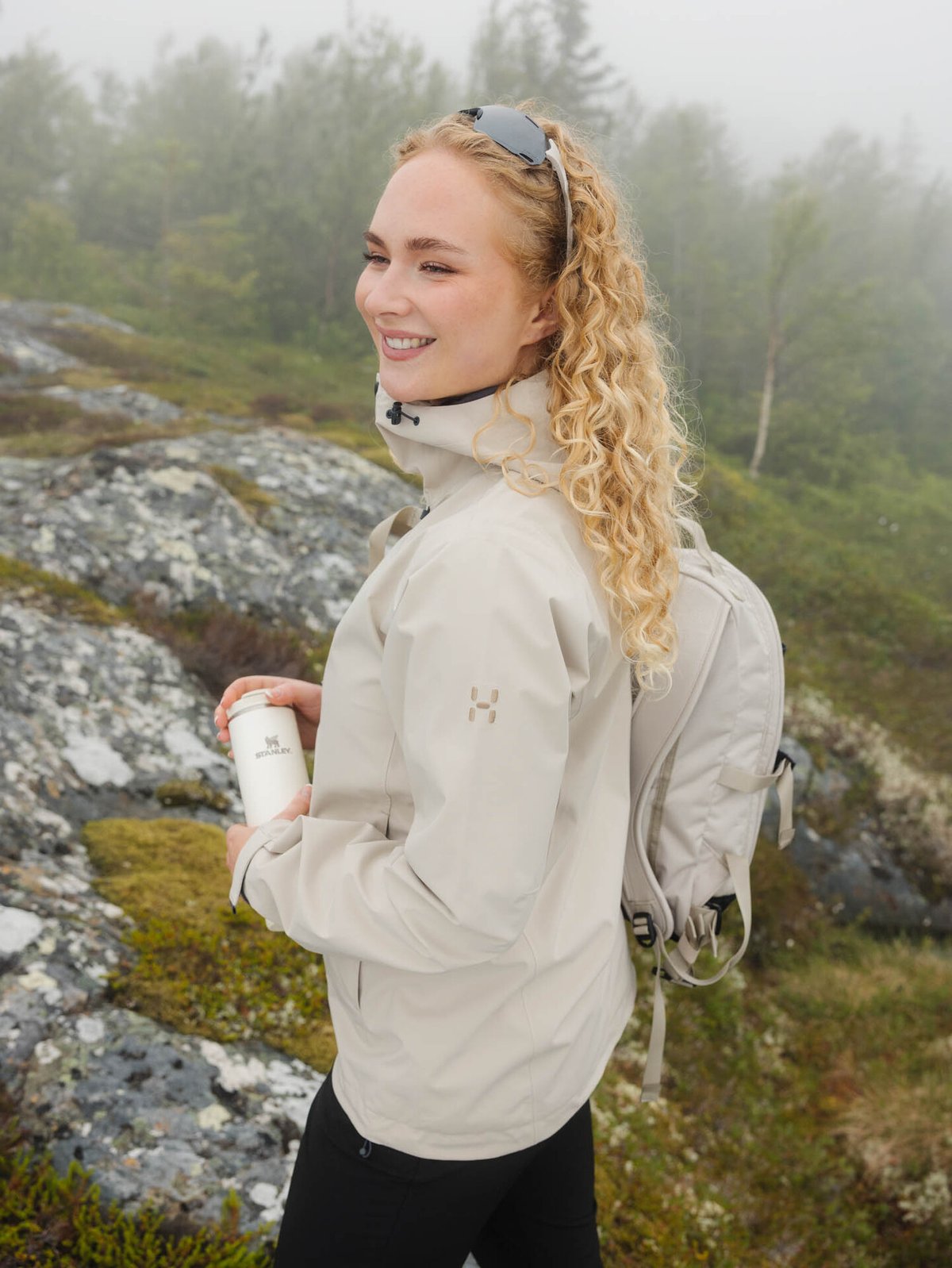 Haglöfs Breeze Proof Jacket Women Chalk Beige