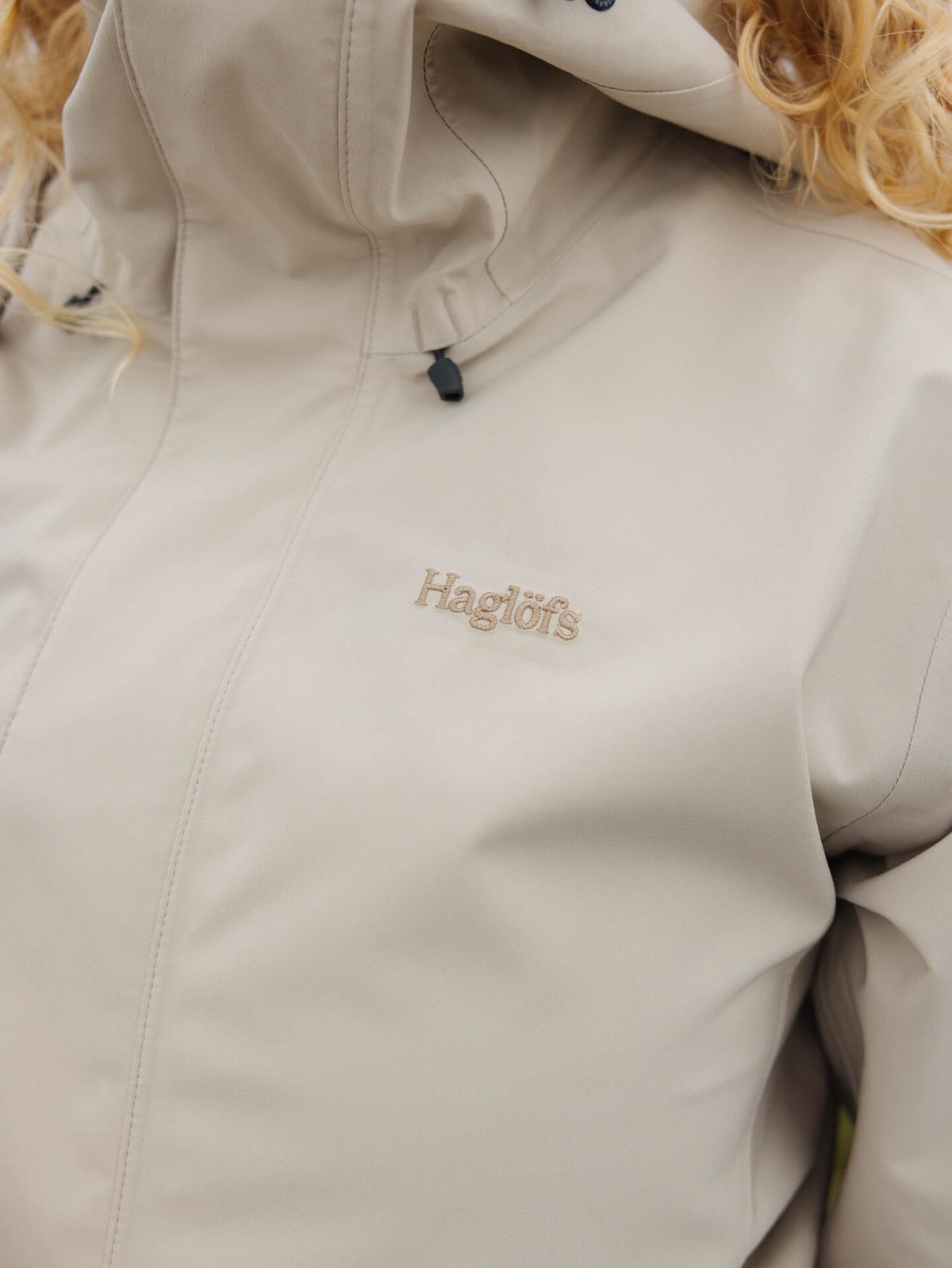 Haglöfs Breeze Proof Jacket Women Chalk Beige