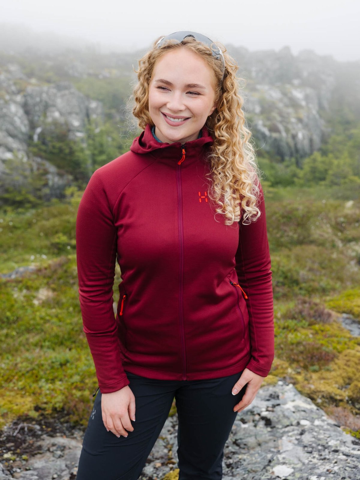 Haglöfs Korp Mid Hood Women Carmine Red