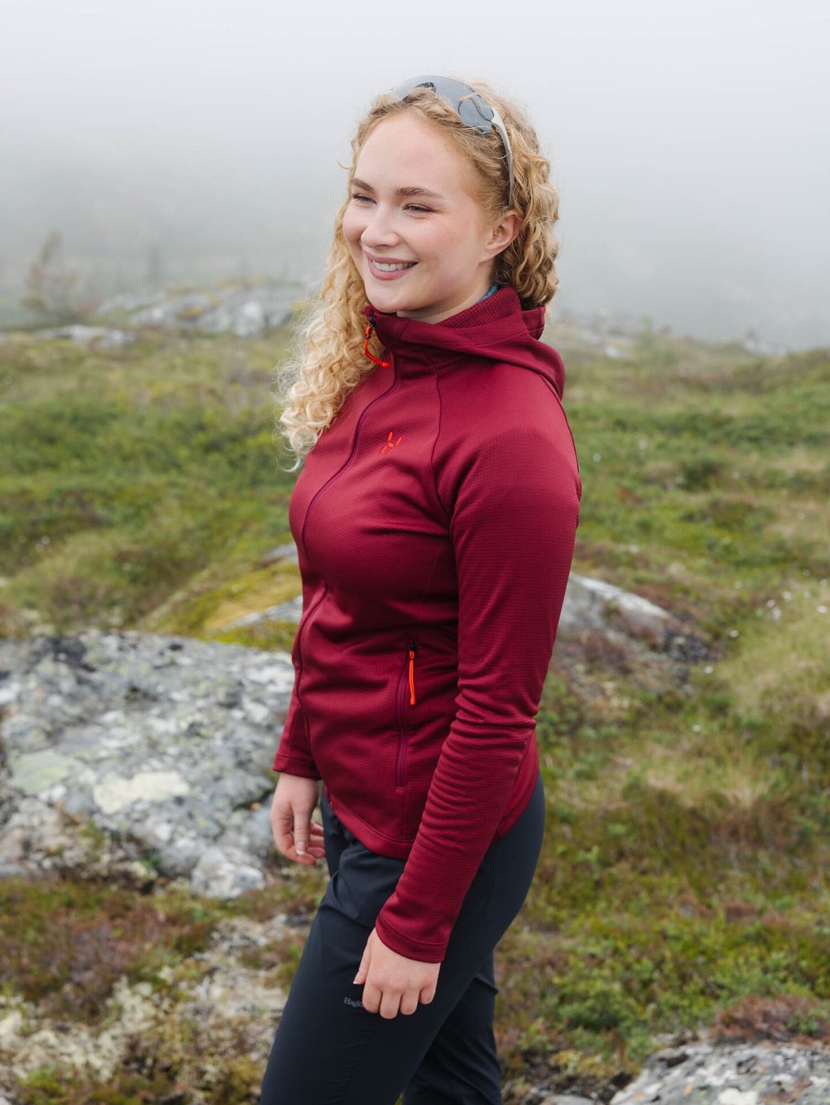 Haglöfs Korp Mid Hood Women Carmine Red