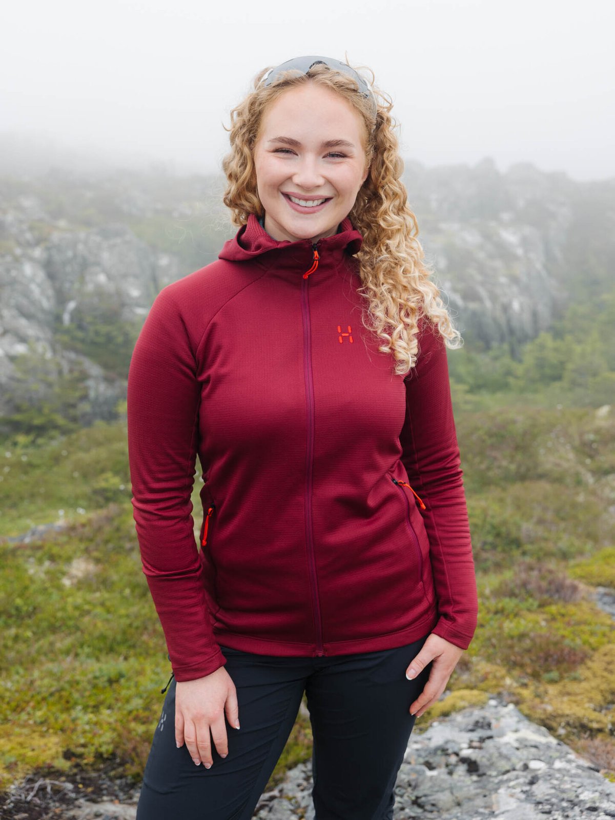 Haglöfs Korp Mid Hood Women Carmine Red