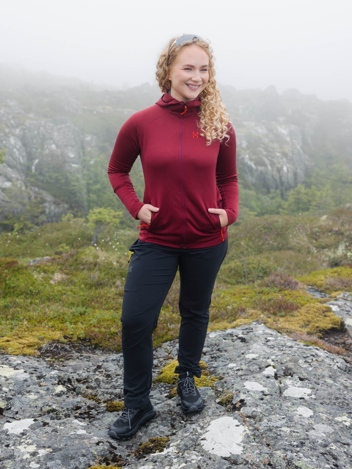 Haglöfs Korp Mid Hood Women Carmine Red