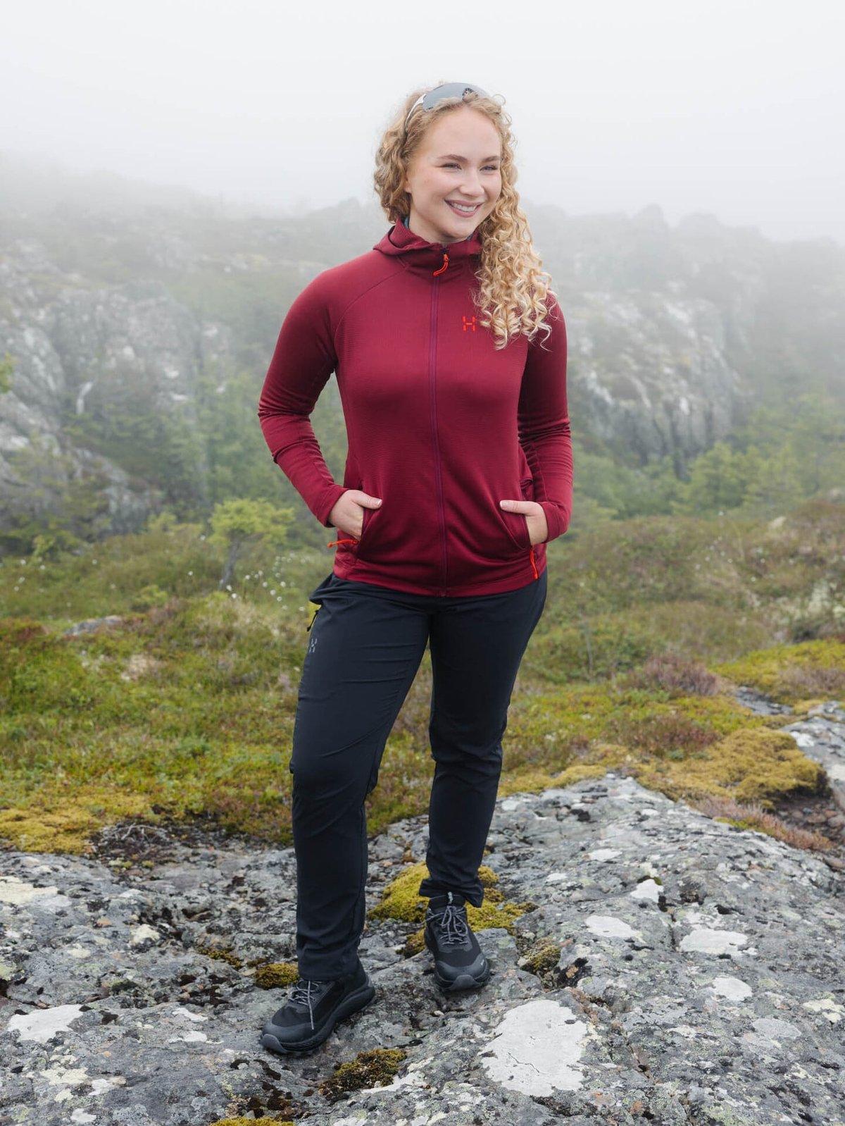Haglöfs Korp Mid Hood Women Carmine Red
