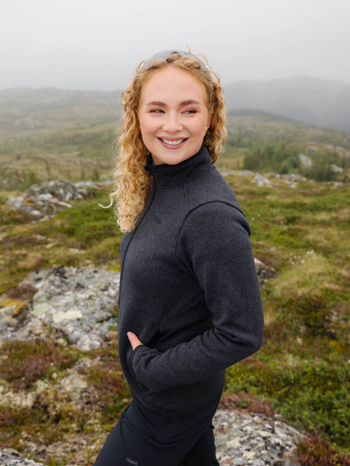 Haglöfs Swook II Mid Jacket Women Magnetite/True black