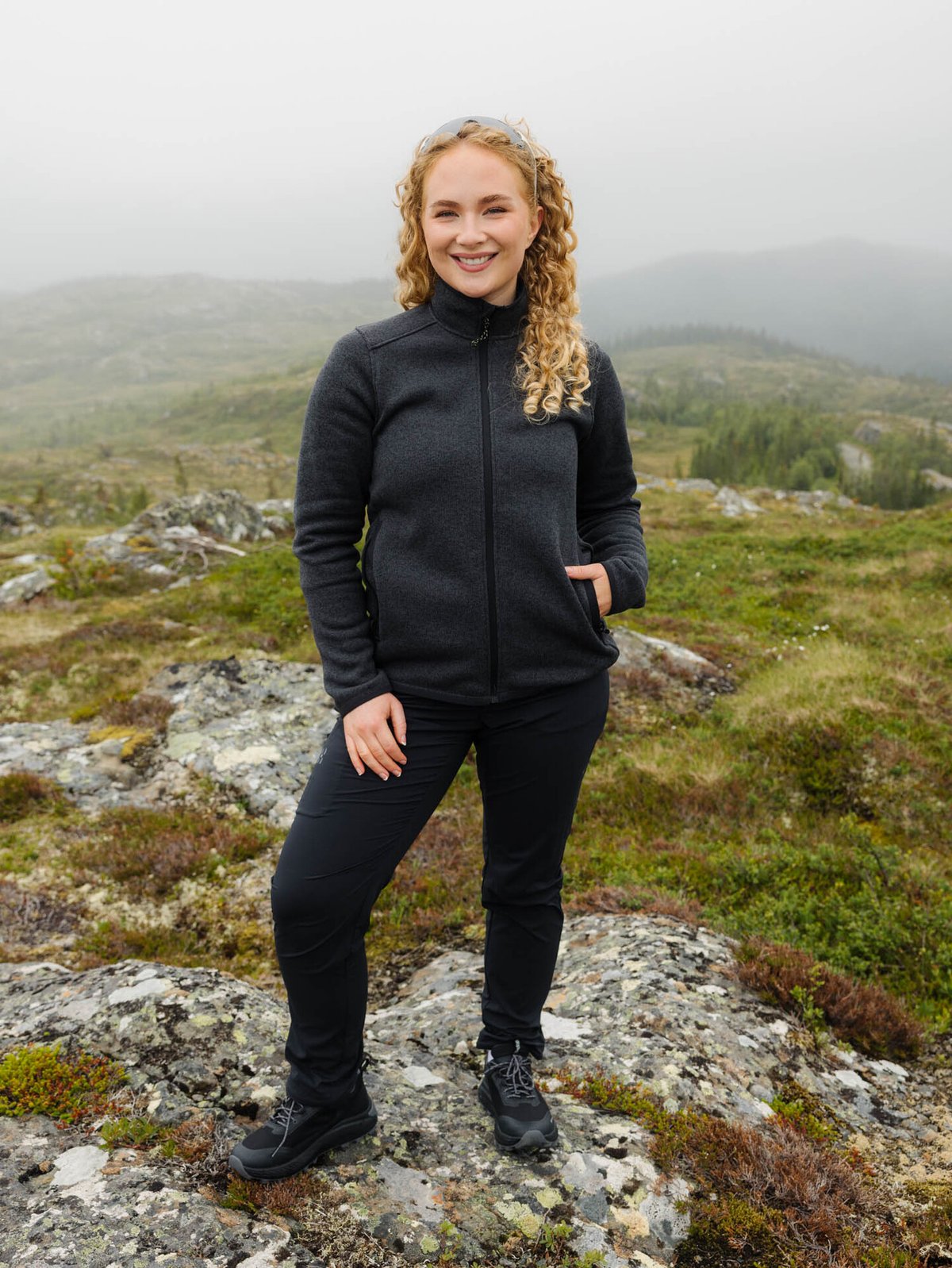 Haglöfs Swook II Mid Jacket Women Magnetite/True black