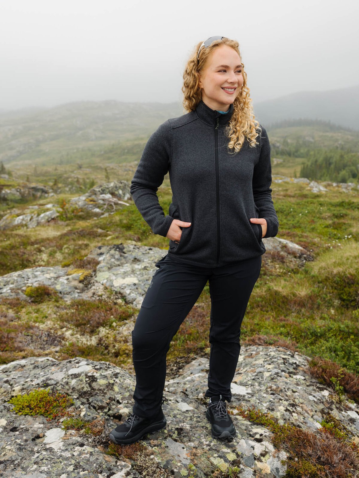 Haglöfs Swook II Mid Jacket Women Magnetite/True black