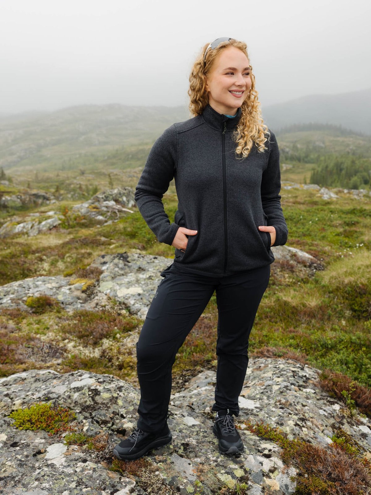 Haglöfs Swook II Mid Jacket Women Magnetite/True black