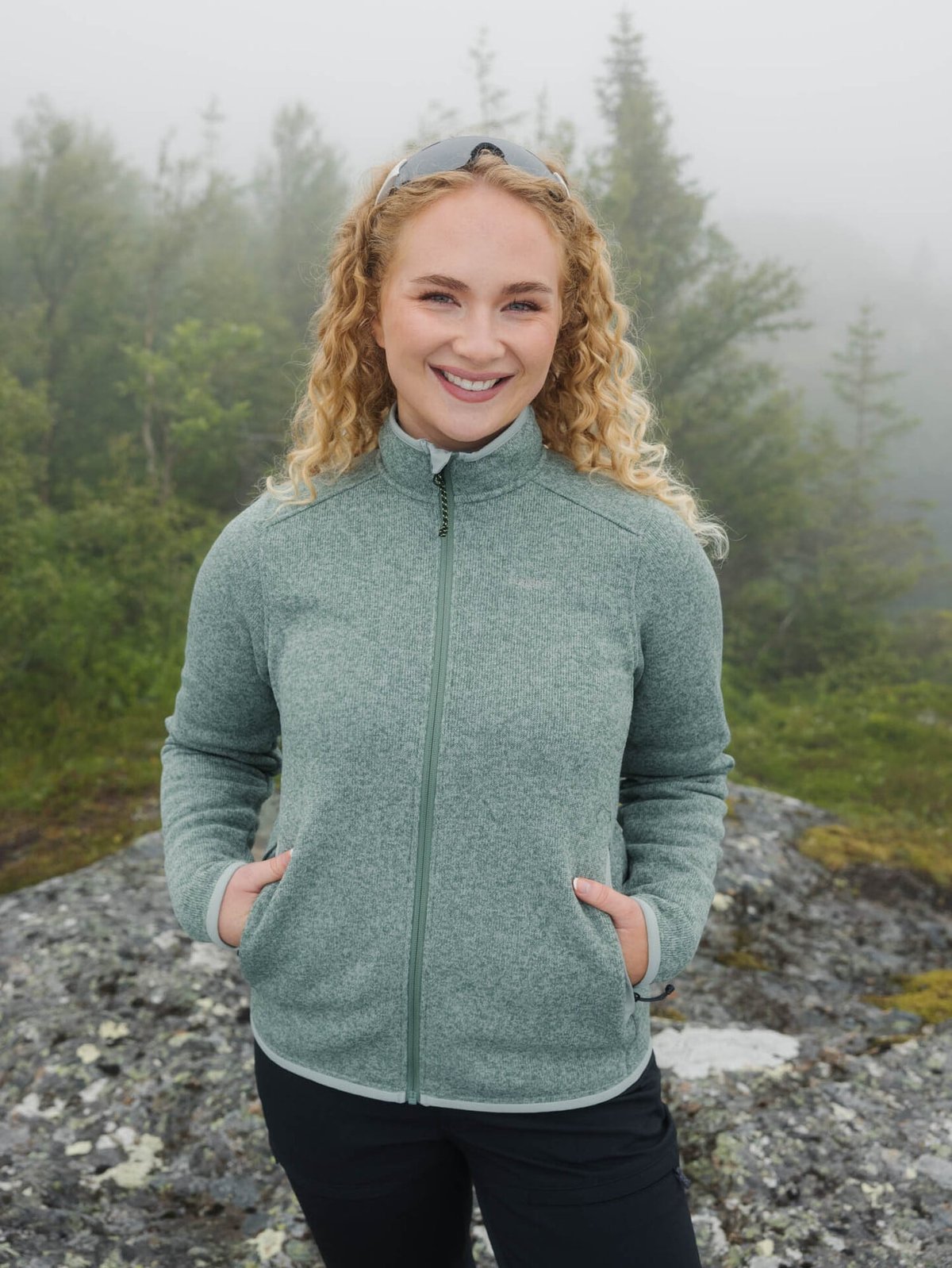 Haglöfs Swook II Mid Jacket Women Chlorophyll Green/Dew Green