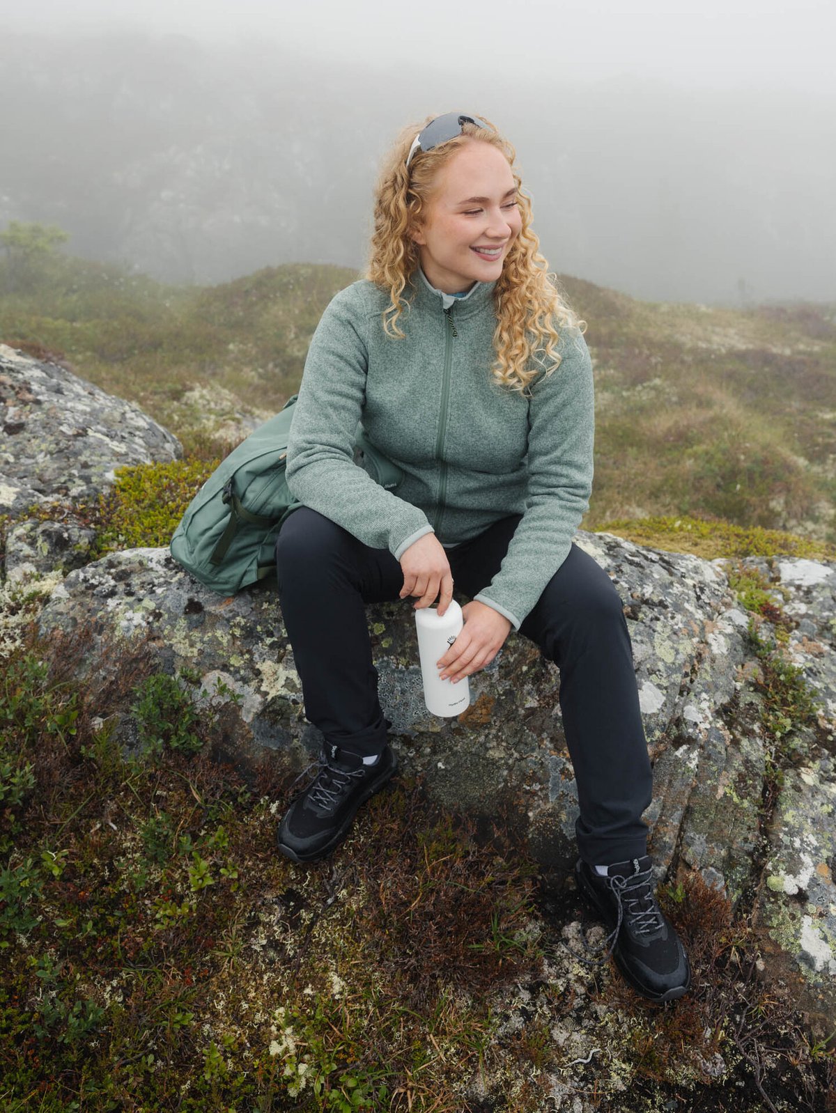 Haglöfs Swook II Mid Jacket Women Chlorophyll Green/Dew Green