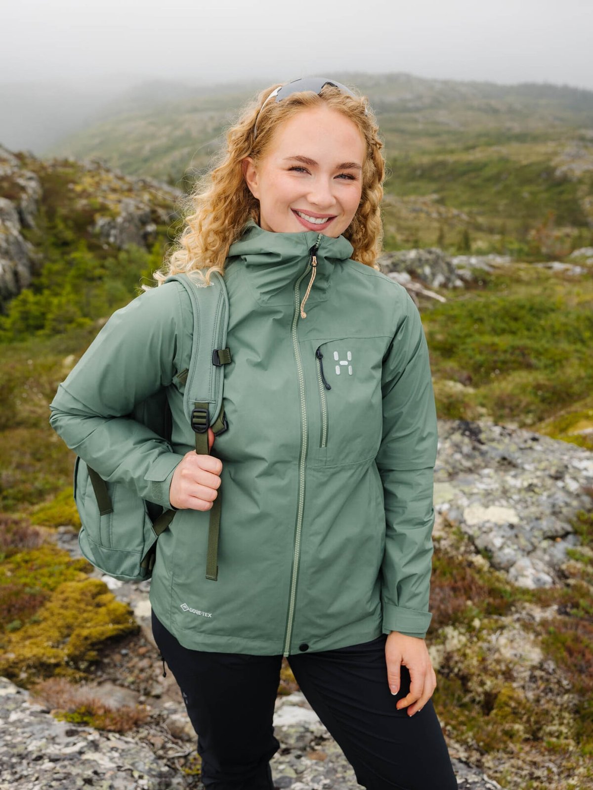 Haglöfs Alert GTX Jacket Women Chlorophyll Green