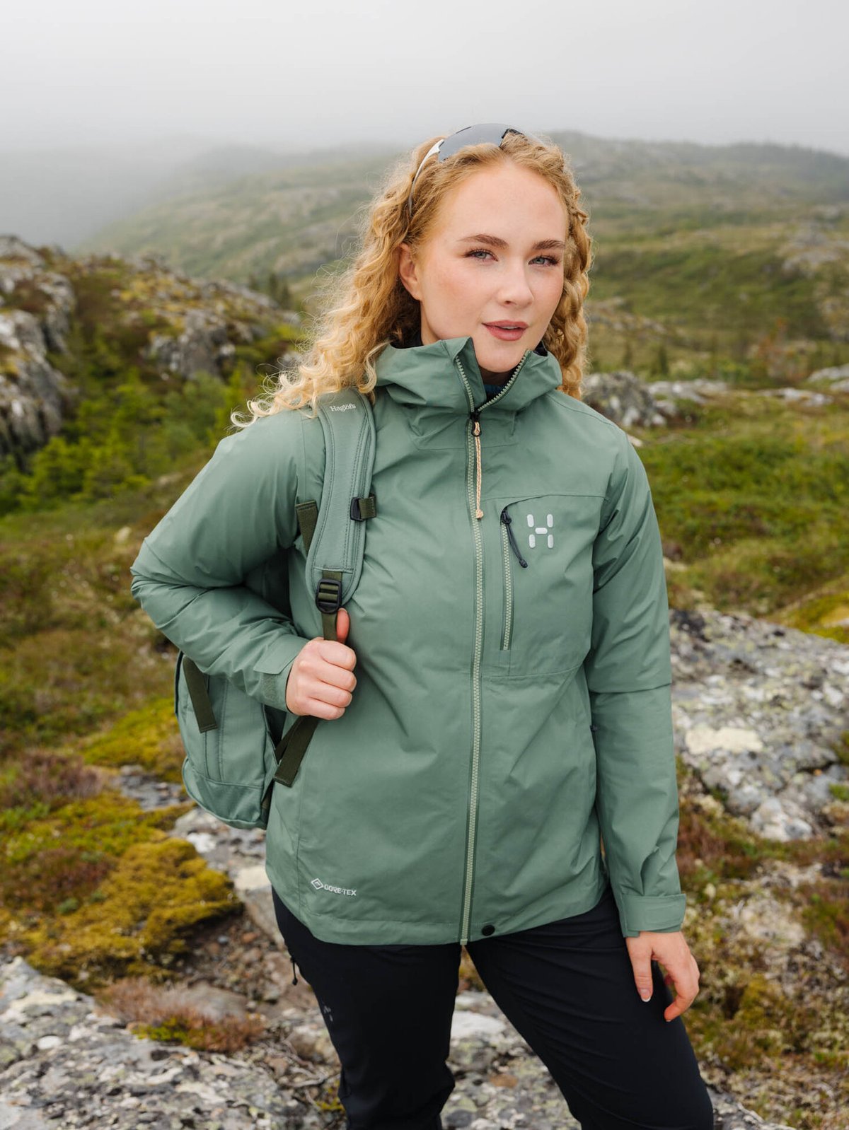 Haglöfs Alert GTX Jacket Women Chlorophyll Green