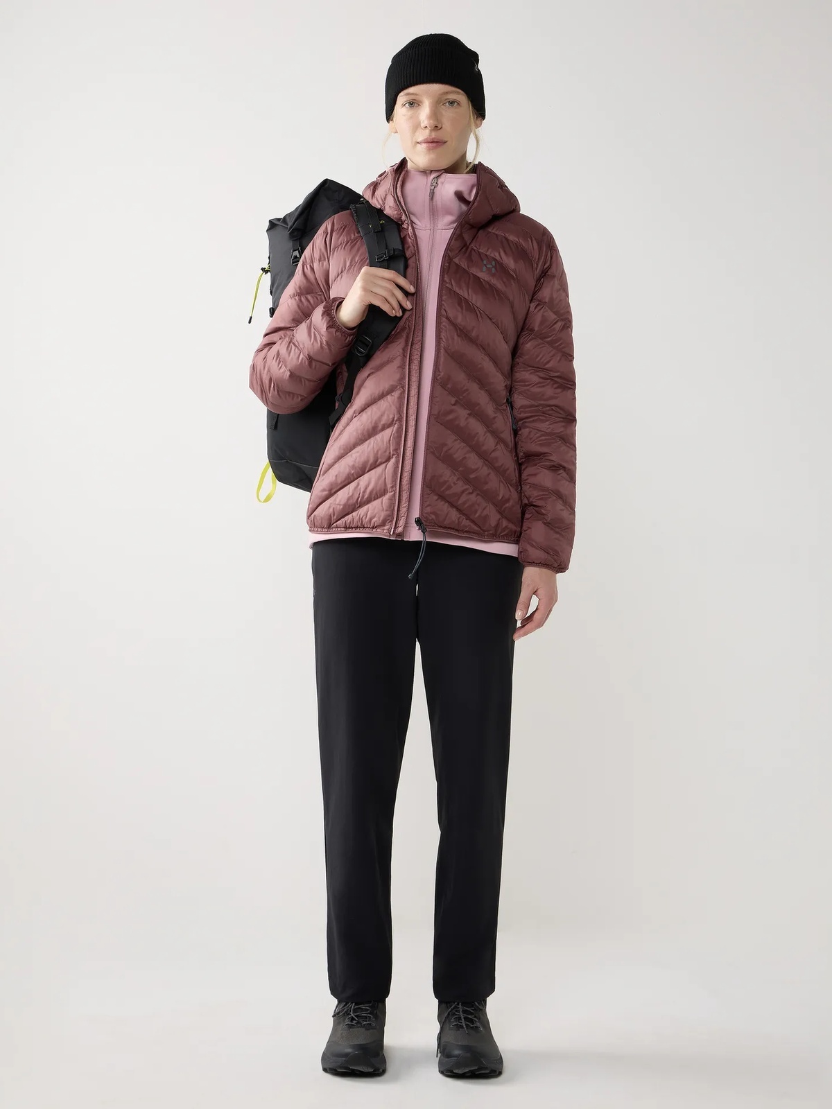 Haglöfs Särna Mimic II Hood Women Misty Mauve