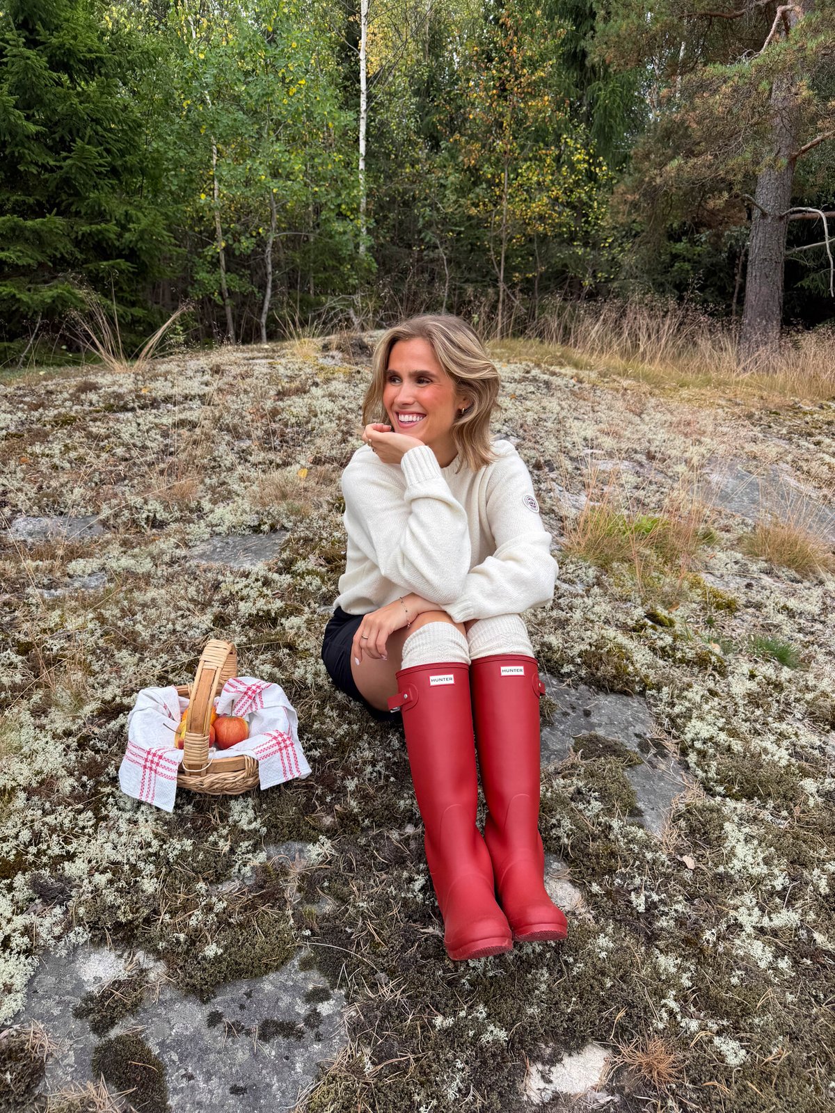 Hunter Womens Original Tall Boot Military Red