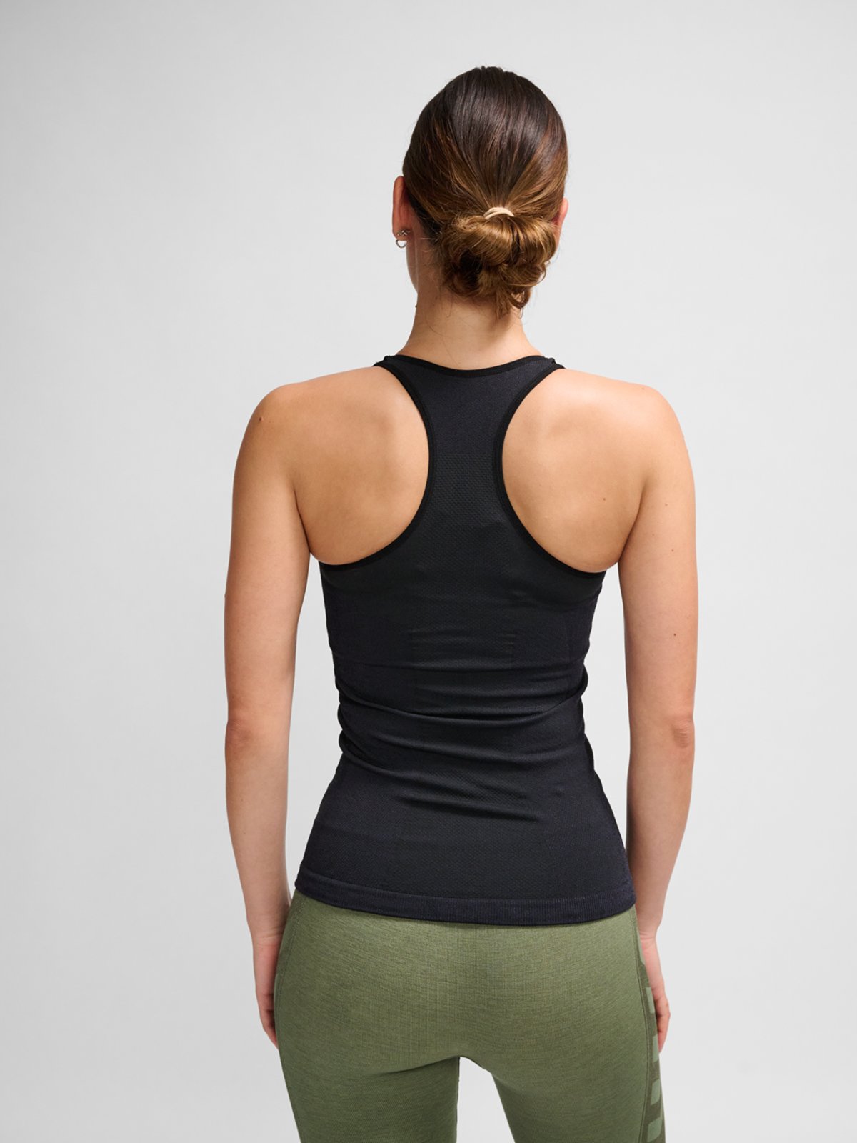 Hummel Clea Seamless Top Black Melange