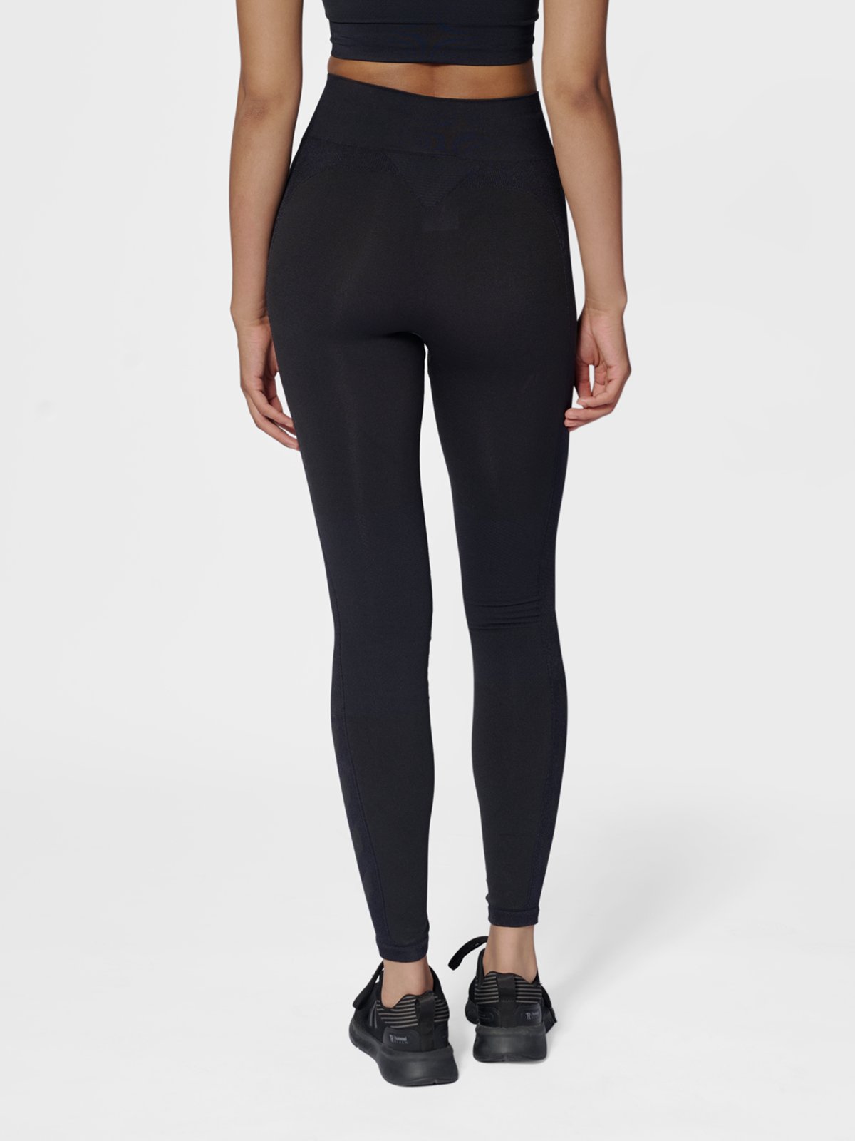 Hummel Clea Seamless Mid Waist Tights Black Melange