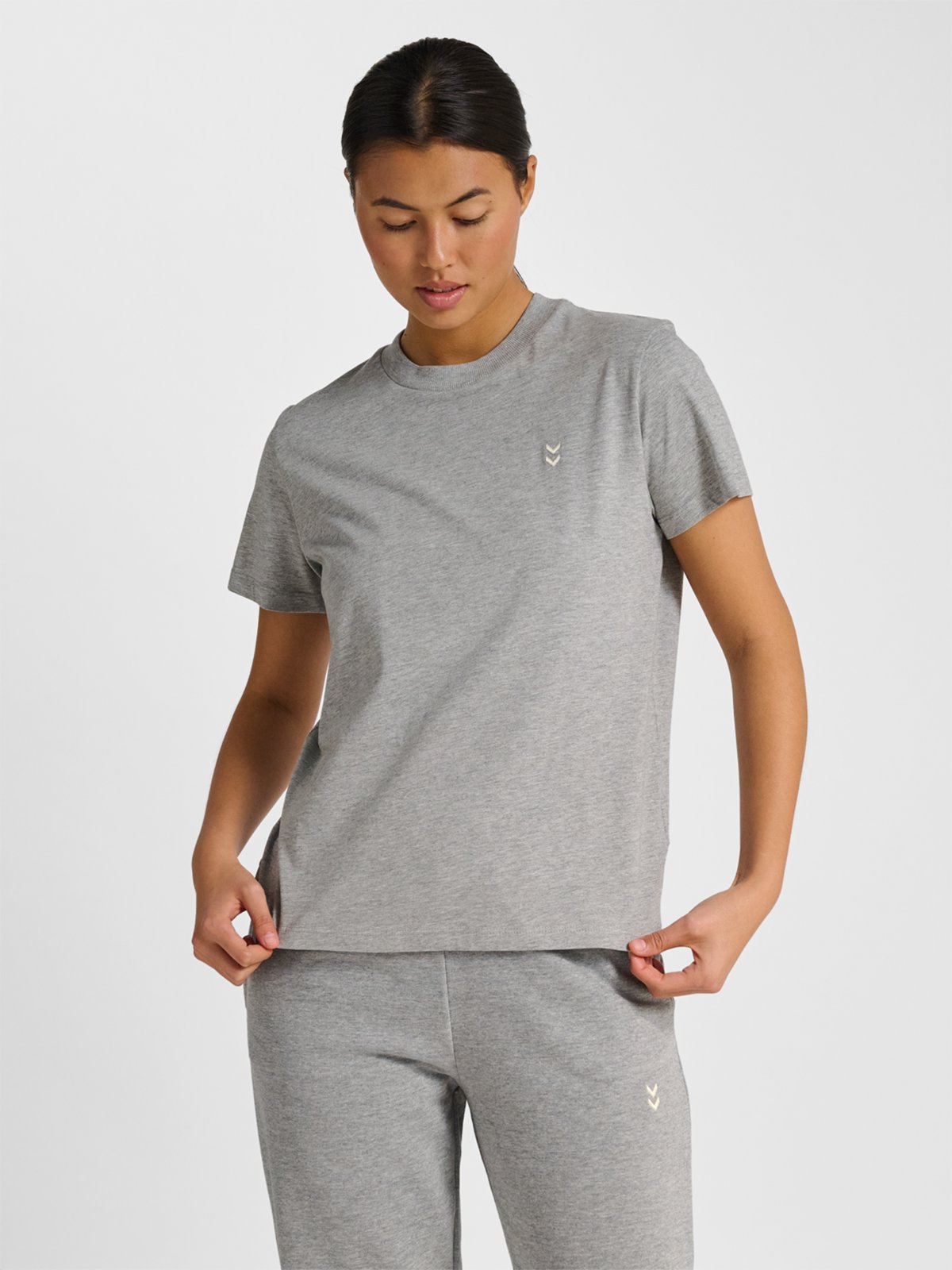 Hummel Pulse Regular T-Shirt Grey Melange