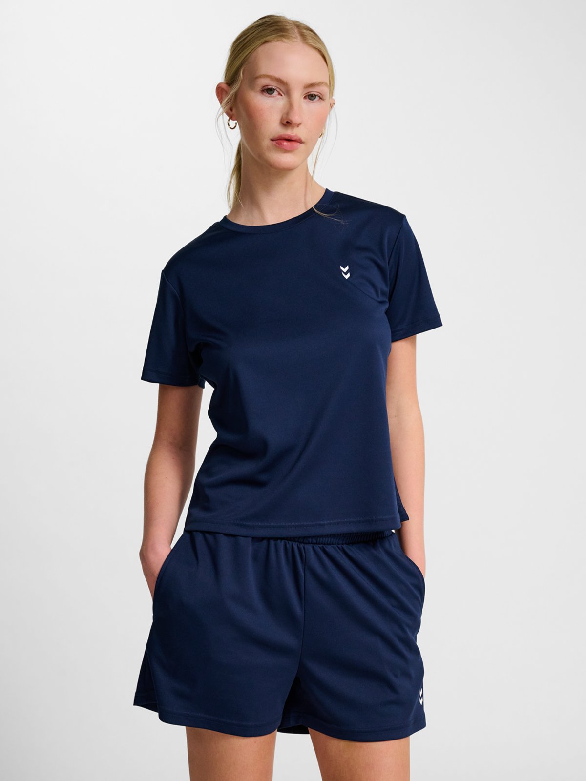 Hummel Pulse Training W T-Shirt Short Sleeve Dress Blues