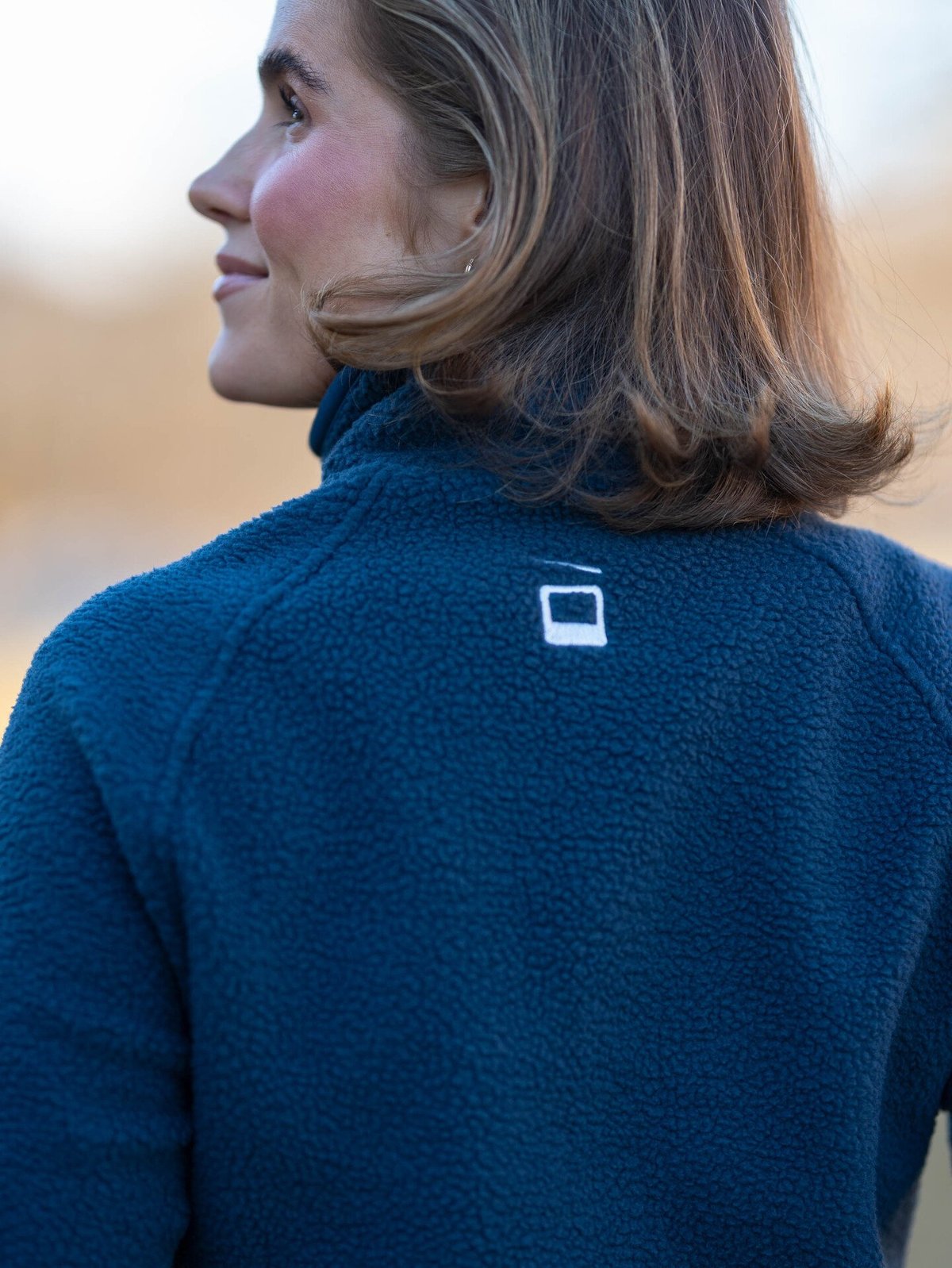 Hygge Women’s Pile Fleece Pullover Navy