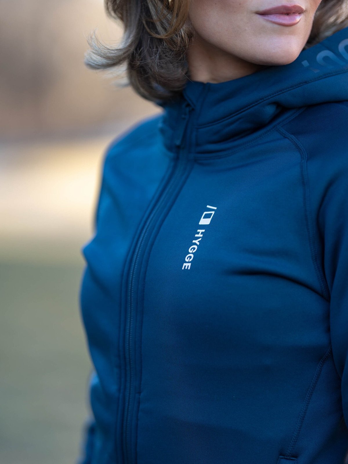 Hygge Women's Pow Zip Hoodie Navy