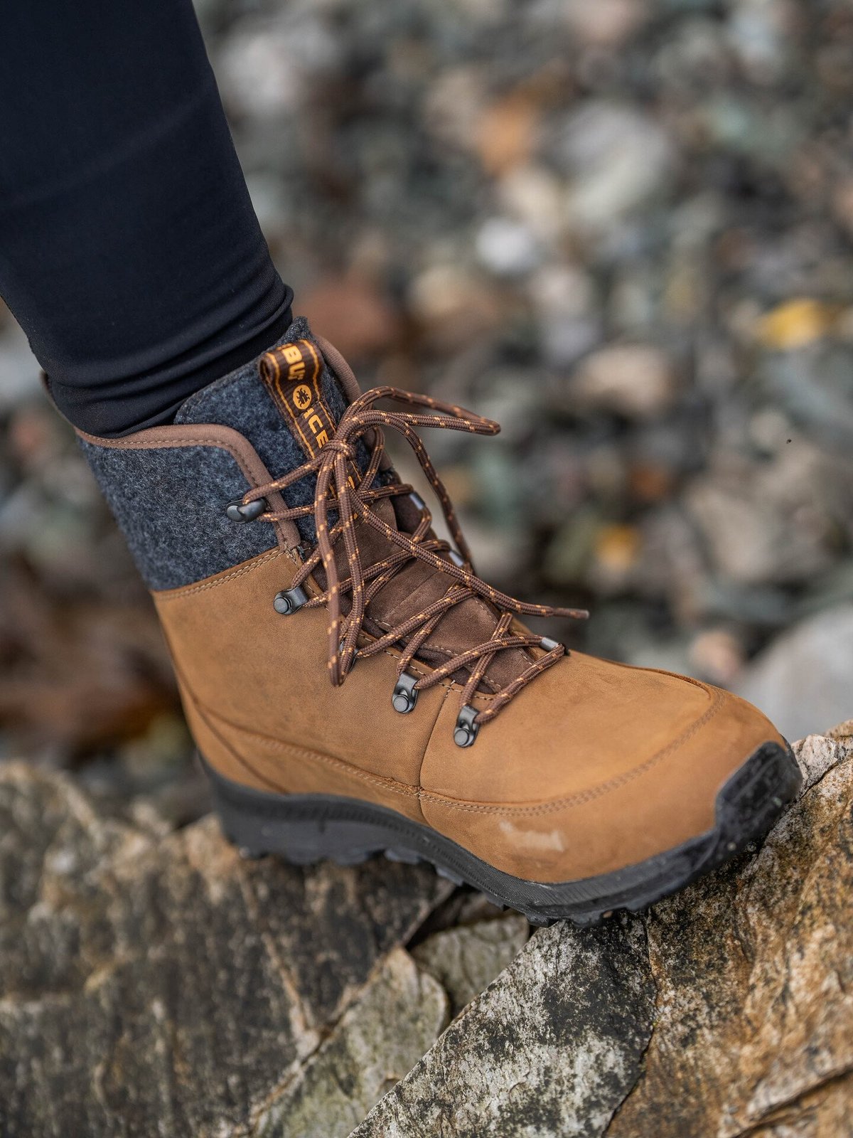 Icebug Adak ReWool Michelin Coffee / Grey