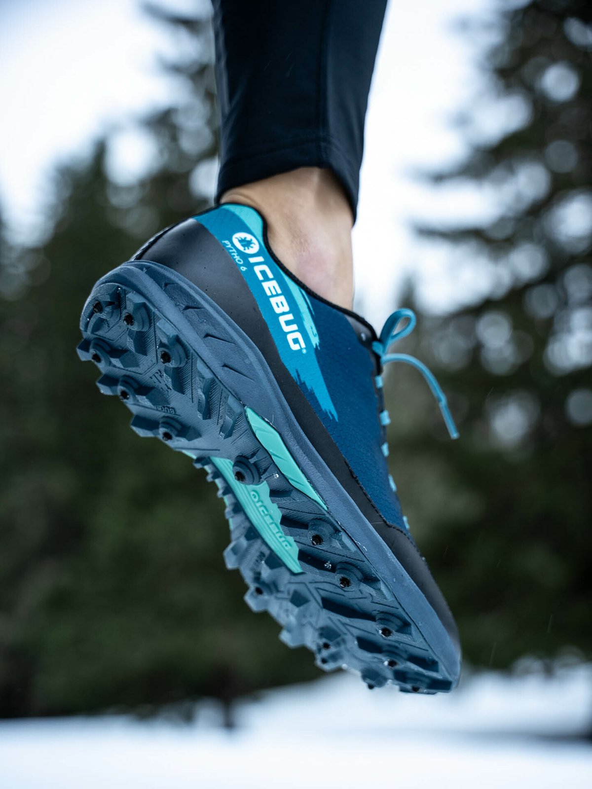 Icebug Pytho6 Bugrip Dark Blue/Mint