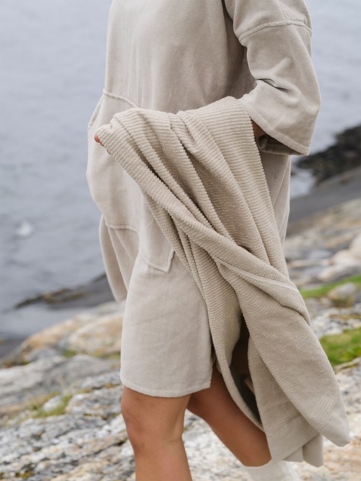 Høie Breeze Badehåndkle Beige