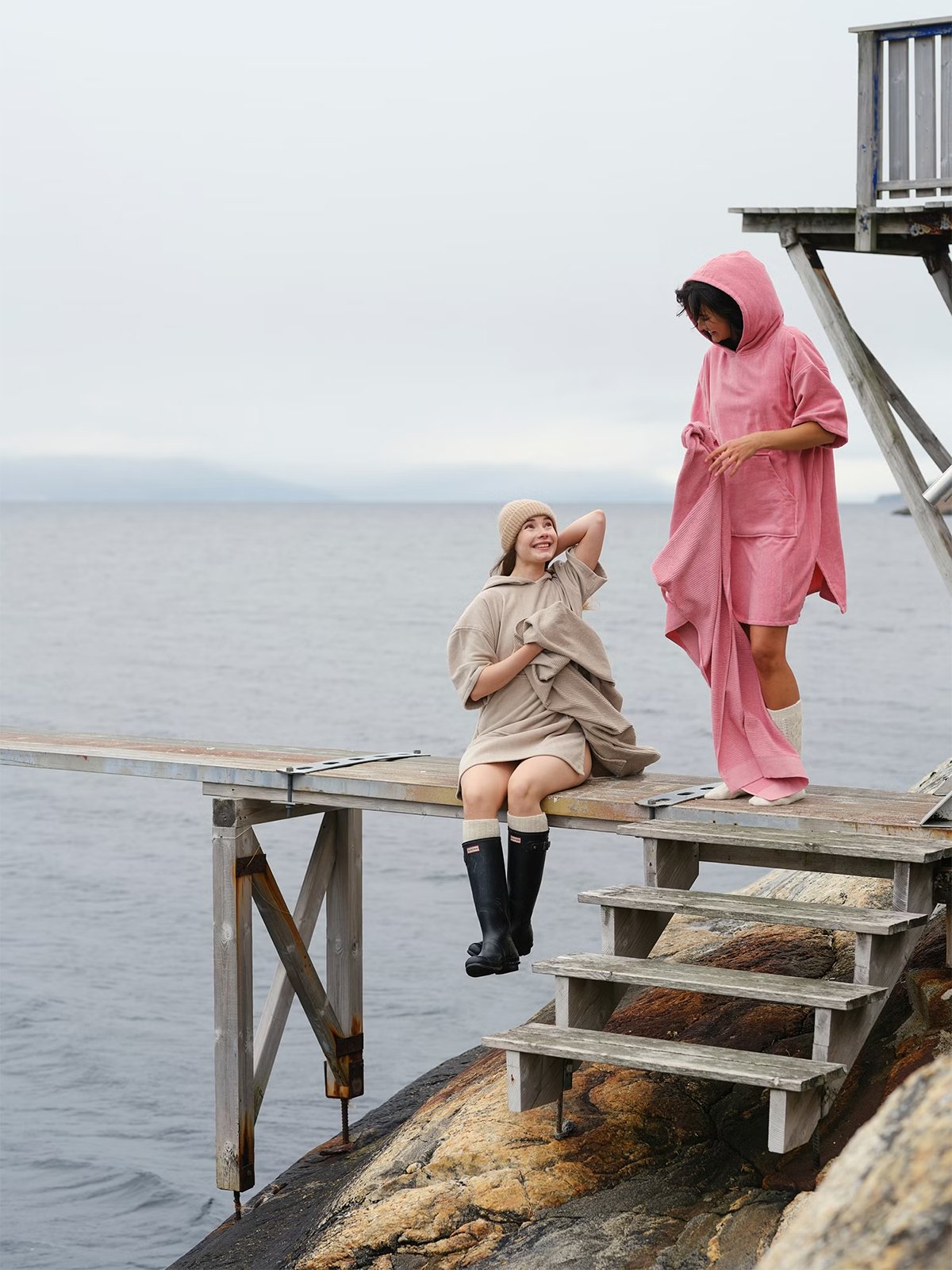 Høie Chill Badeponsjo Beige