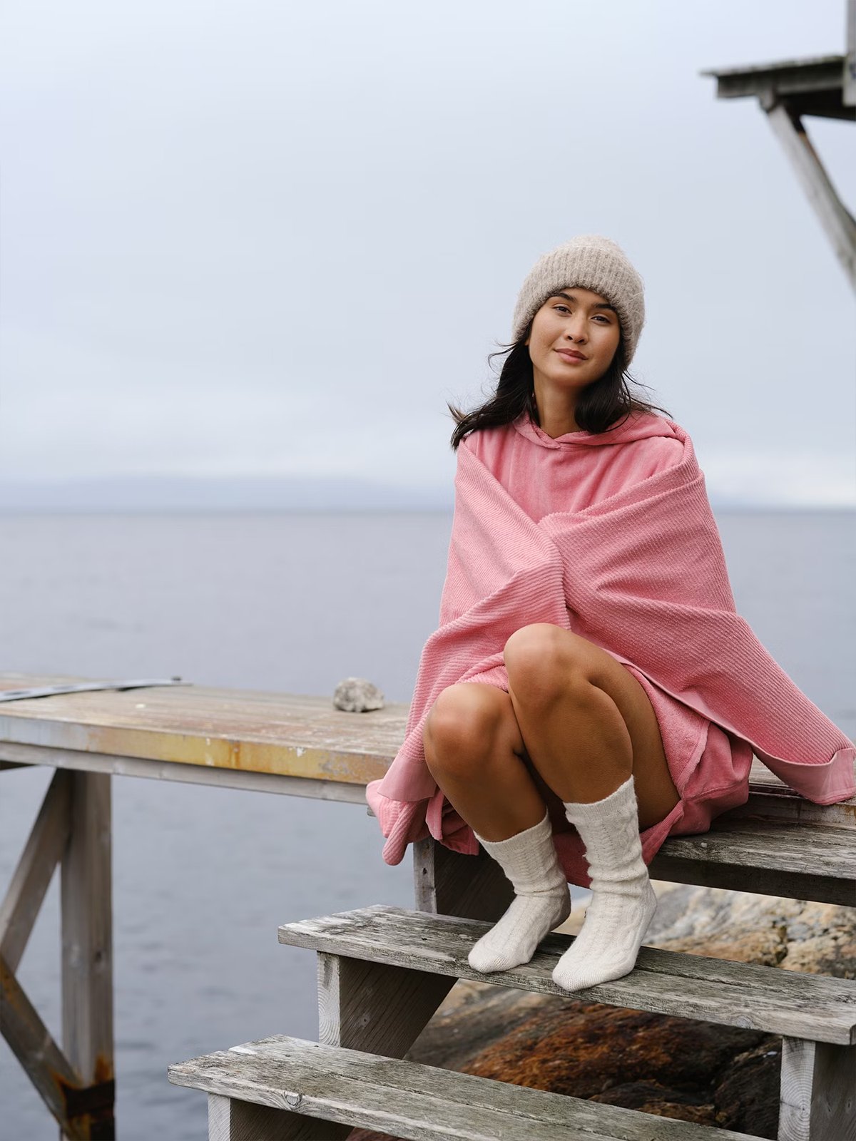 Høie Chill Badeponsjo Rosa