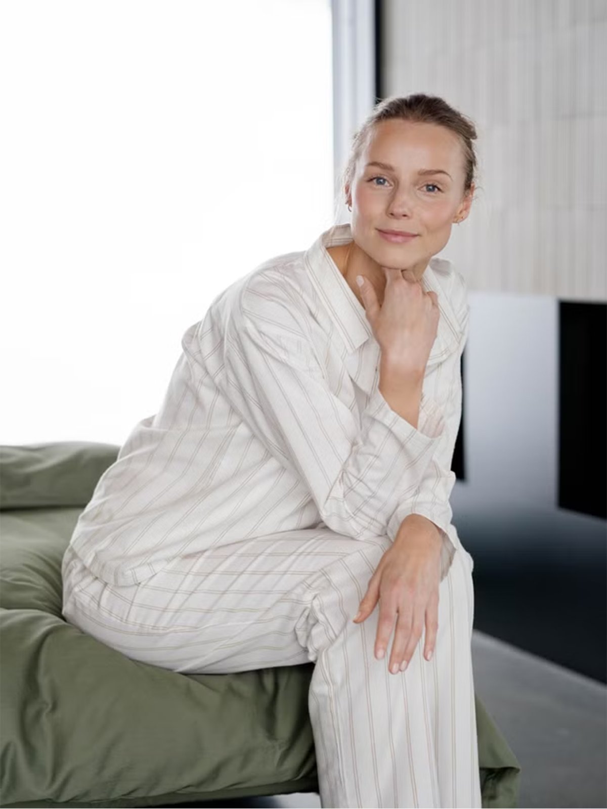 Høie Pilen Pysjamas Offwhite