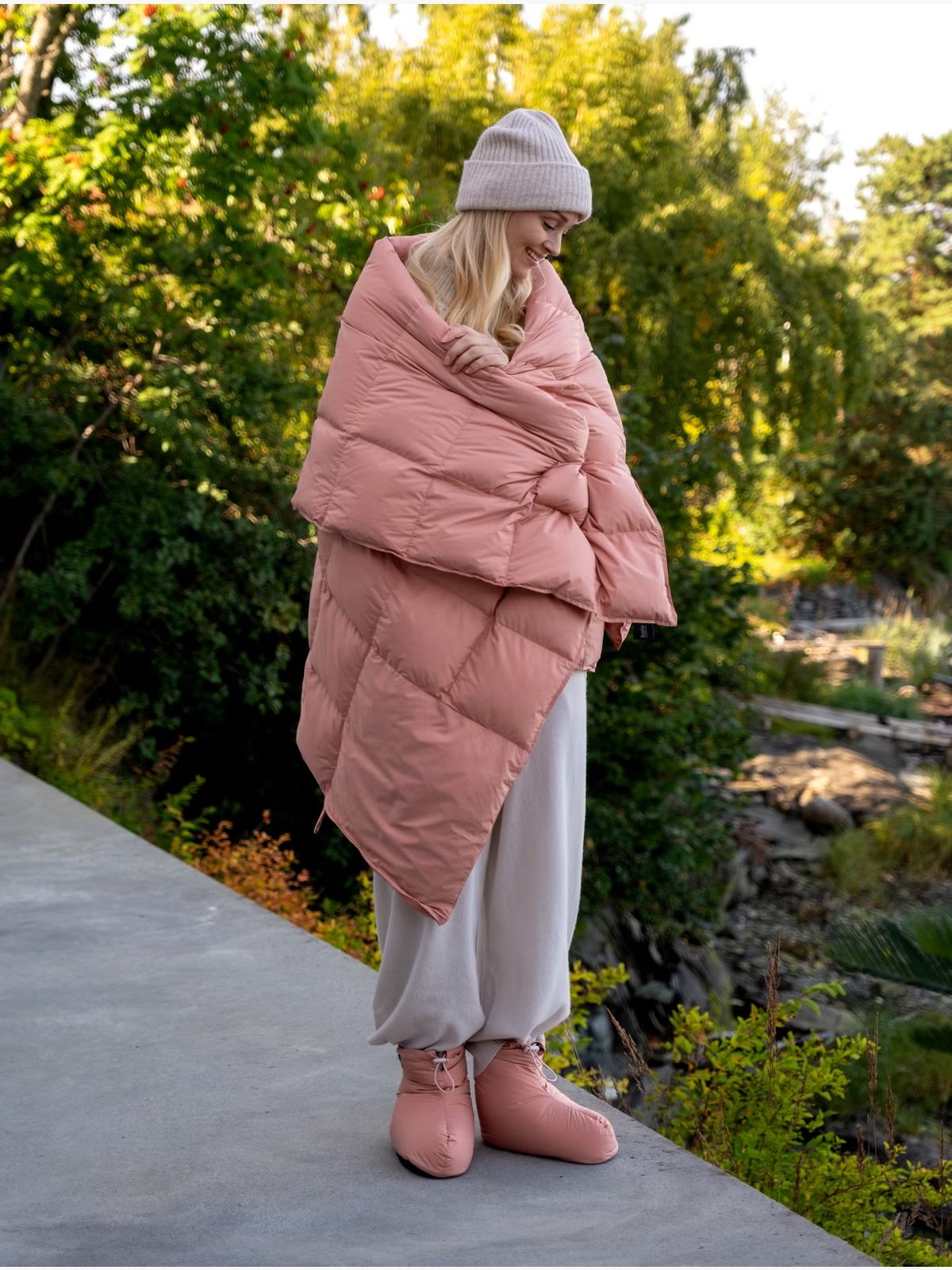 Høie Skumring Dunpledd 130x170 cm Rosa