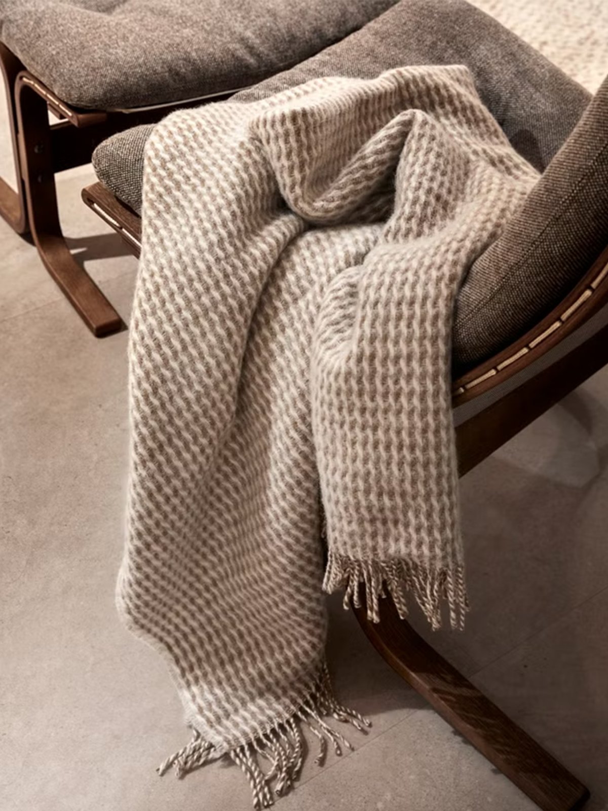 Høie Teide Pledd 120x180 cm Lys Karamell