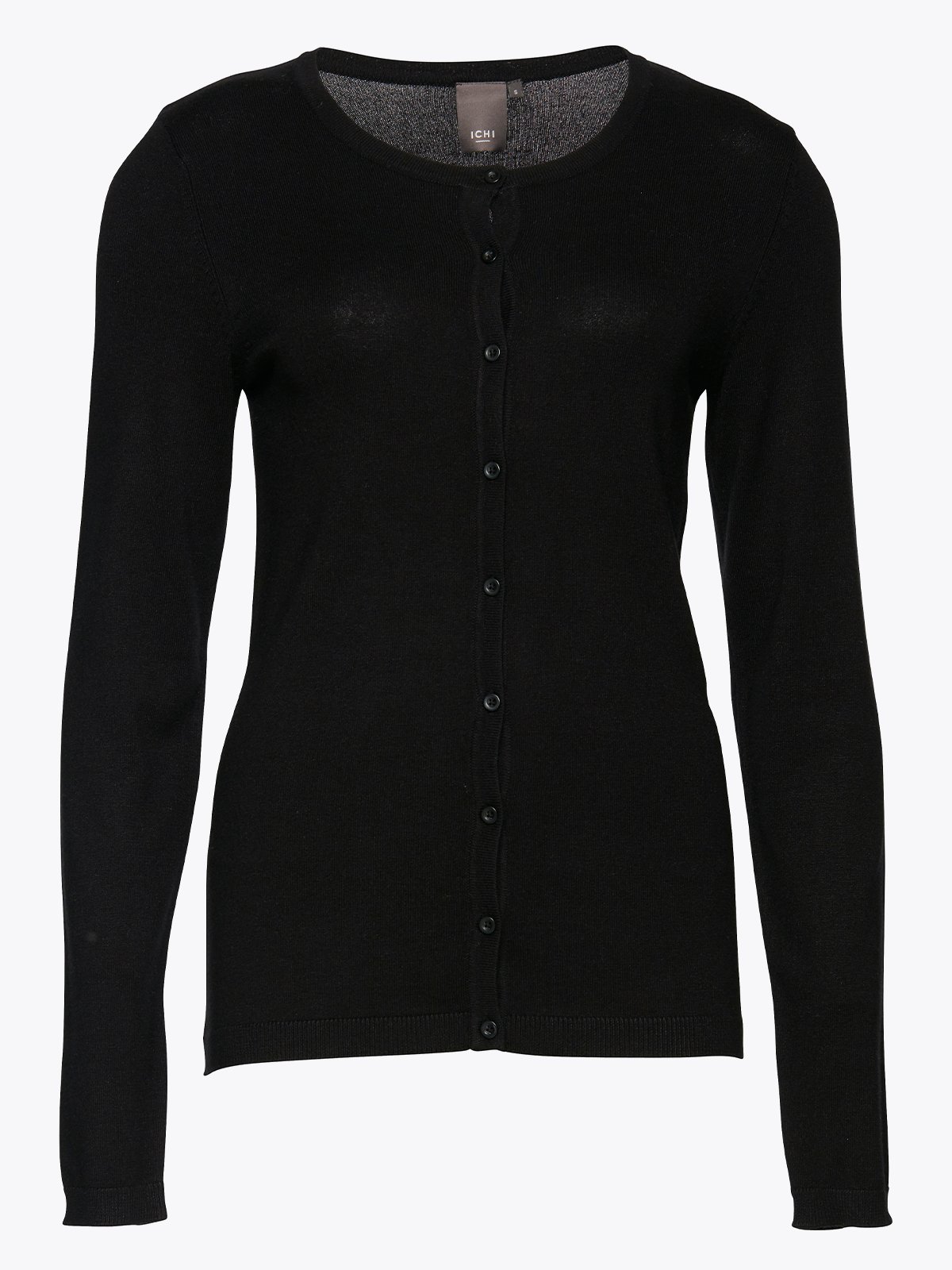 Ichi Mafa Round Cardigan Black