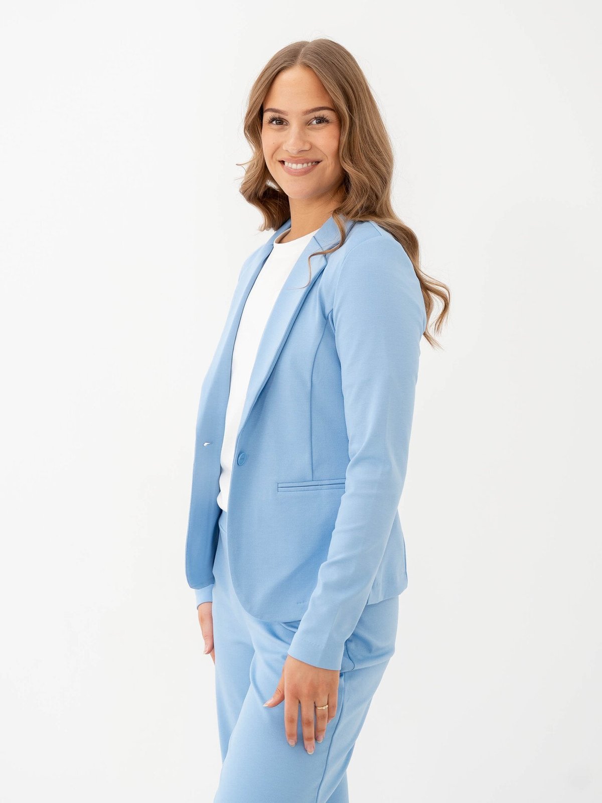 Ichi Kate Blazer Della Robbia Blue