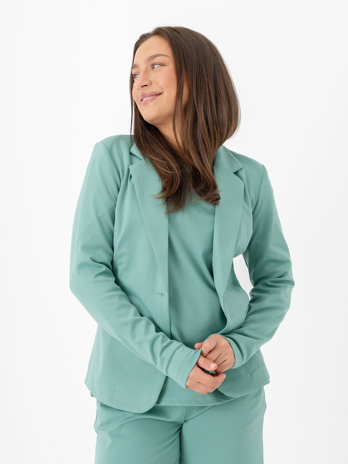 Ichi Kate Blazer Beryl Green