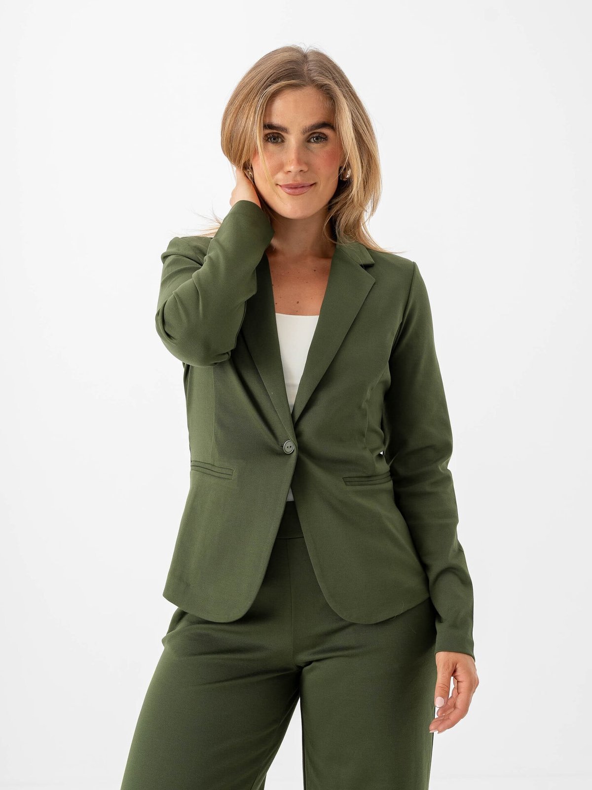 Ichi Kate Blazer Rifle Green