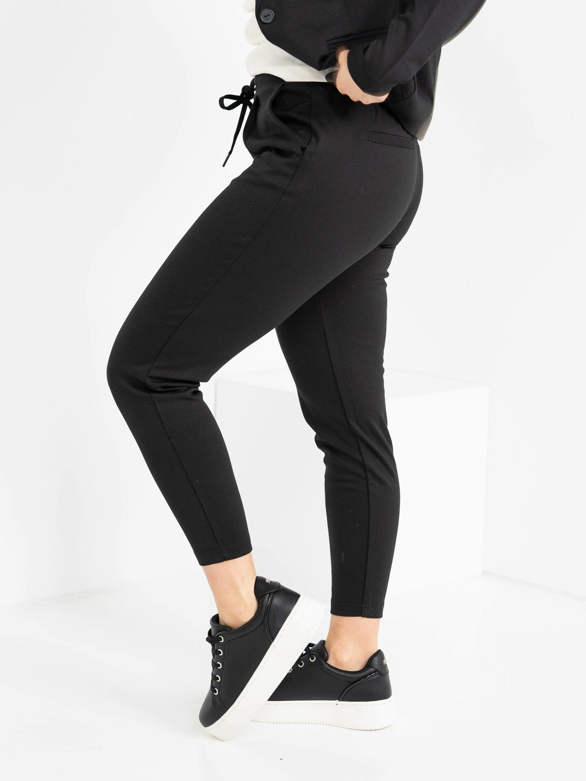 Ichi Kate Pant Cropped Sort