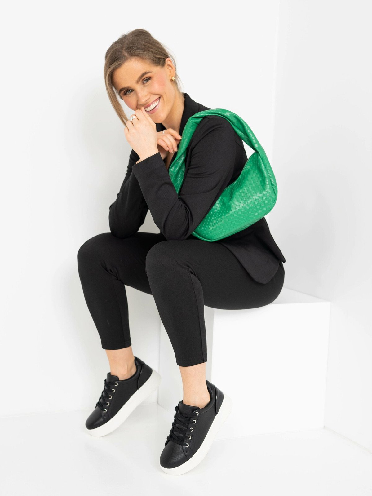 Ichi Kate Pant Cropped Sort