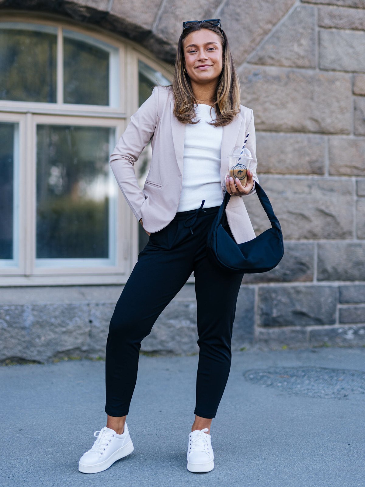 Ichi Kate Pant Cropped Sort