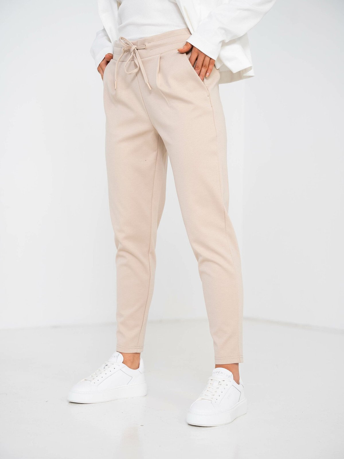 Ichi Kate Pant Cropped Doeskin