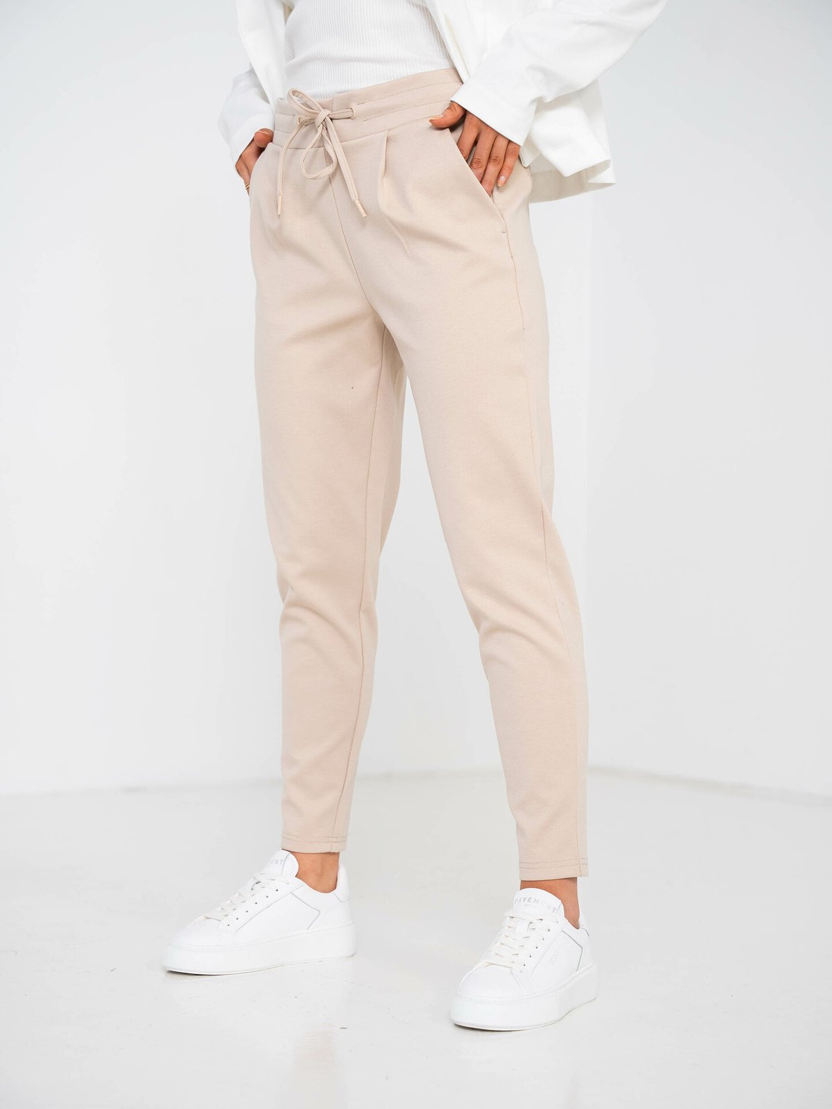 Ichi Kate Pant Cropped Doeskin